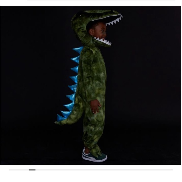 Pottery Barn Kids Green Dinosaur Costume - Picture 5 of 5